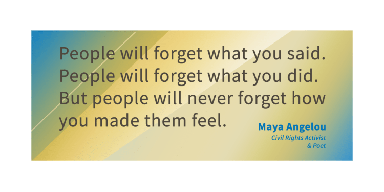 #WednesdayWisdom – Make People&nbsp;Feel